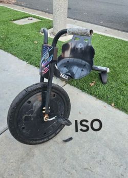 ISO Razor Riprider 360 lightshow black drift trike