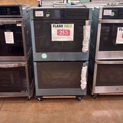 Swing Door Double Wall Oven GE Profile 30 Inch