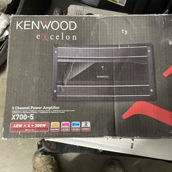 Ken wood  5 channel power amplifier x700-5