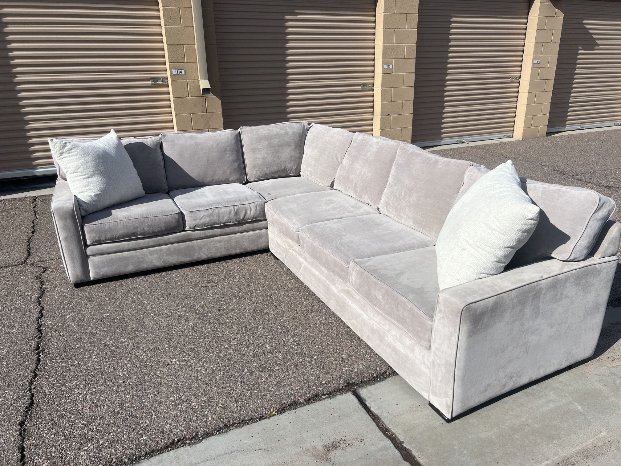 Grey sectional!