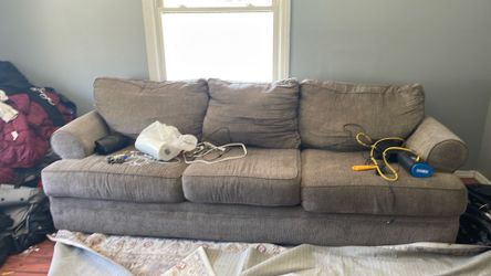 Brown couches