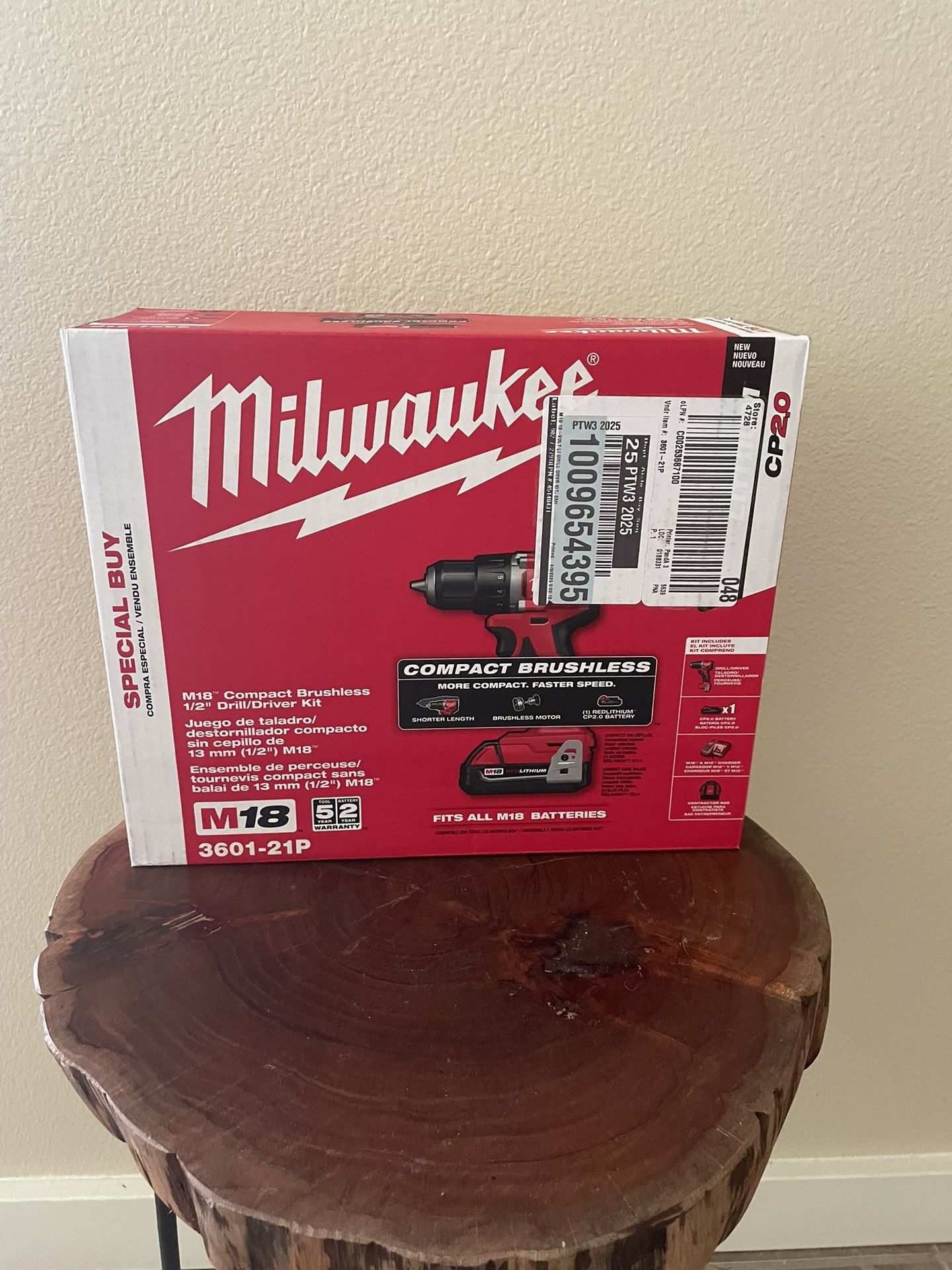 Milwaukee M18 - Compact Brushless 1/2 - Bundle