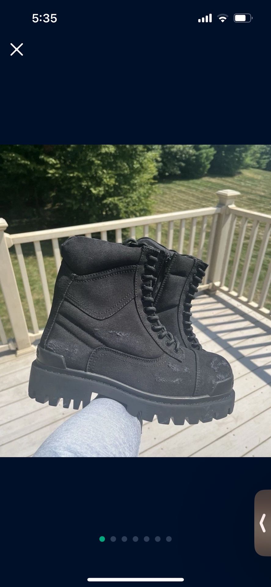 Balenciaga Striker Boots Black 