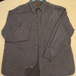 Perry Ellis Black Dress Shirt, XXL