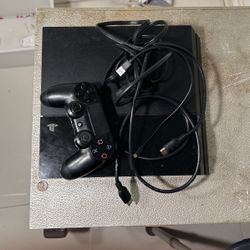 PS4 With Controller And HDMI Cable 