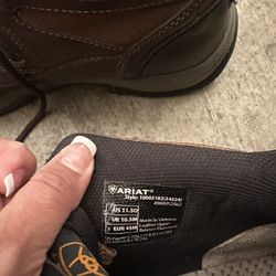 Mens Ariat Soft Toe Work Boots Size 11.5