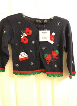 Girls holiday sweater size 4 from Kohls