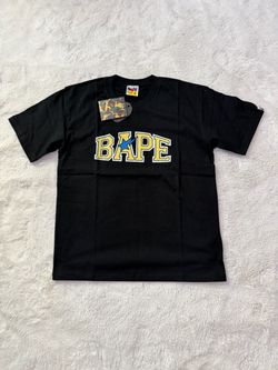 Bape University Black Graphic Tee
