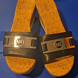 Michael Kors Warren Wedge Platform Sandals 