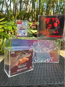 Pokemon And One Piece TCG Acrylic Cases 🔥