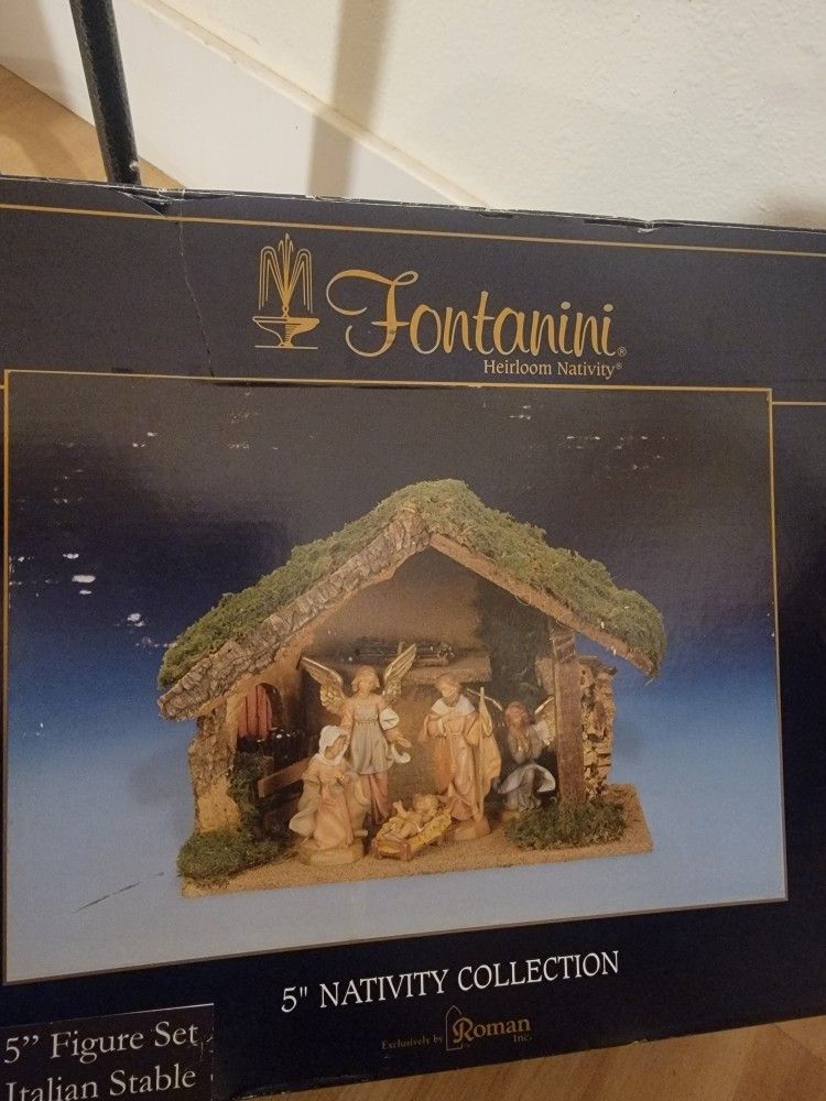 Fontanini Italian Nativity Scene Set, Nacimiento.