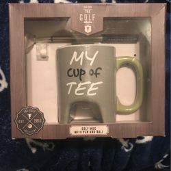 Golf Coffee Mug Office Set
