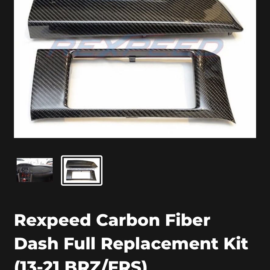 Frs Brz Carbon Fiber Dash