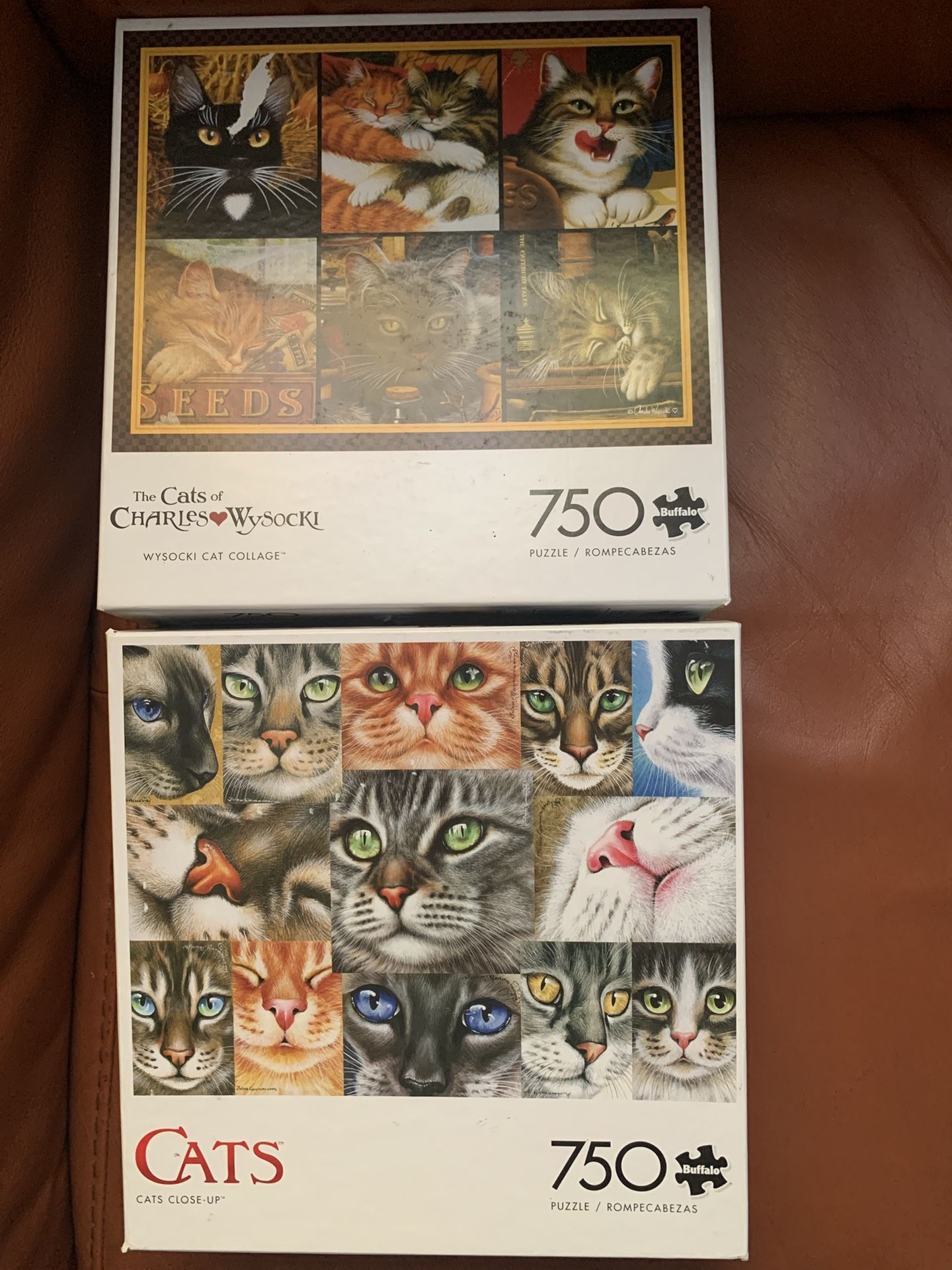 2 Cat Puzzles 750 Pieces