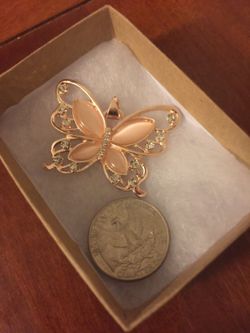 Gold filled Pendant butterfly 18k