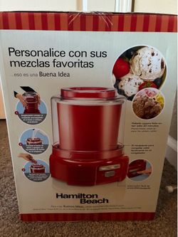 Hamilton Beach ice cream maker