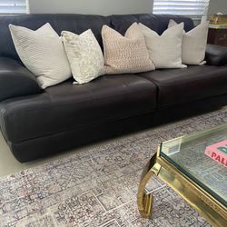 Full Grain Leather Couch