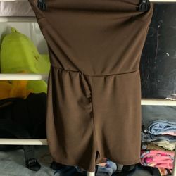 Brown Romper 