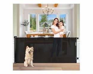 65" Space Saving Retractable Mesh Gate