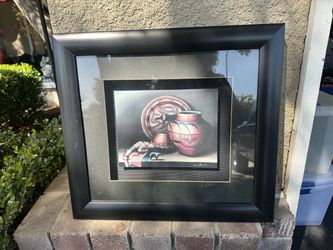 Framed Southwest Native Pottery Art Print