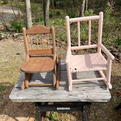 Vintage child’s Seat (1) Foldable (1) Stationary $22 OBO!