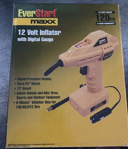 12V Inflator With Digital Gage