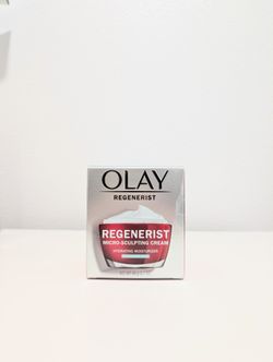 Olay Regenerist Face Moisturizer Micro-sculpting Cream, Fragrance Free, 1.7oz