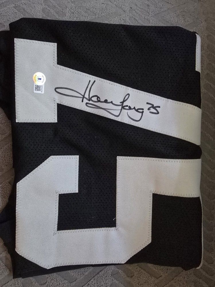Howie Long Autographed Jersey With COA