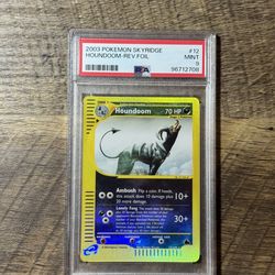 Houndoom 12/144 reverse holo Skyridge e reader vintage pokemon card TCG