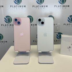 iPhone 15 Plus 128gb Unlocked Pink And Blue Like New💖💙