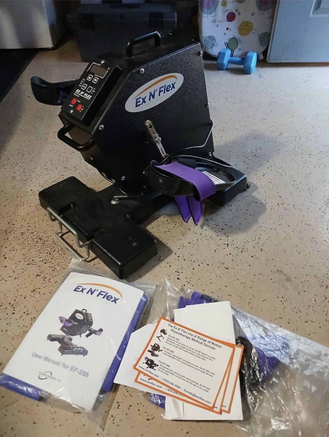 💪 Ex N’ Flex EF-250 Motorized Exercise Machine 