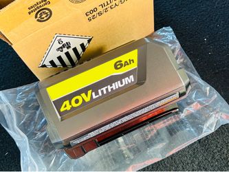 Ryobi 40V 6.0 Ah High Capacity Battery