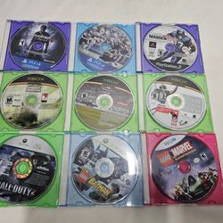 Lot of 9 Playstation 4 PS2 Xbox 360 Wii Games