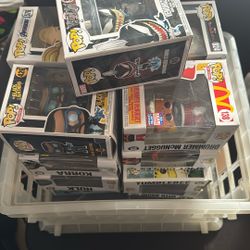 Lot Of 17 Funko Pops In Box 