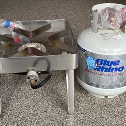 16” Outdoor Propane Burner & Propane Tank