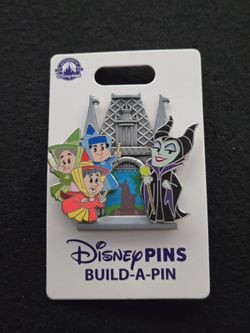 Disney Pins - Maleficent and Sleeping Beauty Fairies Build A Pin