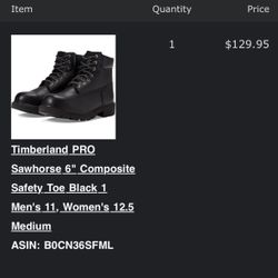 Timberland Pro Safety Black Size 11 In Men 