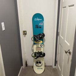 Snowboard with Bindings - 155cm