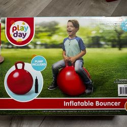 Inflatable bouncer ball for toddler kids new