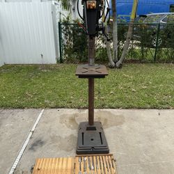 Craftsman vintage drill press + drill bits