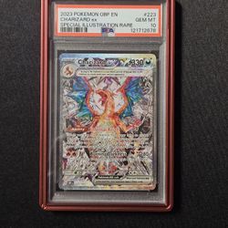 CHARZARD EX SIR POKEMON 2023 OBF EN SPECIAL ILLUSTRATION RARE #223 PSA 10 GUARD INCLUDED