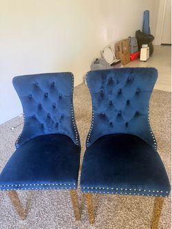 Blue chairs