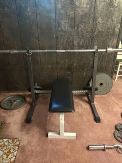 Bench press/ squat rack