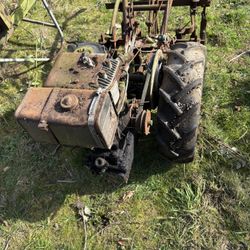 Vintage Tiller Walk Behind Tractor 