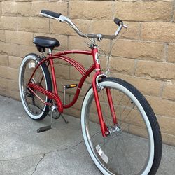 VINTAGE 80’s SCHWINN  CRUISER 5 SPEED BIKE 