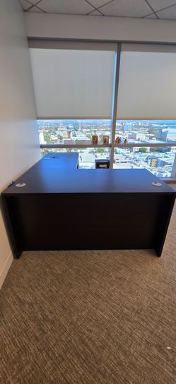 L shape office desk