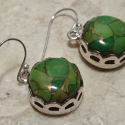 Authentic Mojave Purple Turquoise Earrings