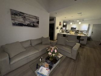 Grey Sofa And Chair Set