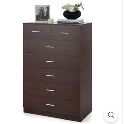 Drawers Dresser for Bedroom - Wooden Chest of Drawers with Anti-toppling Device