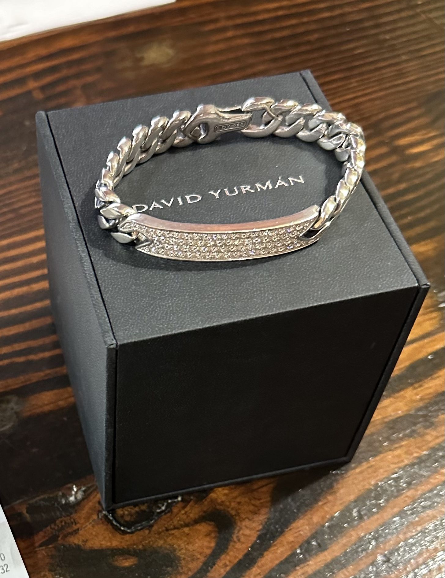 David Yurman White Diamond Bracelet 